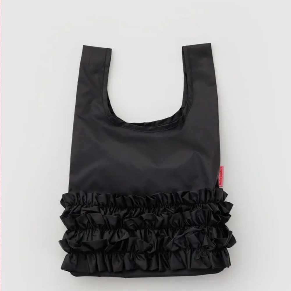 NWT Molly Goddard Ruffle Baggu in Black